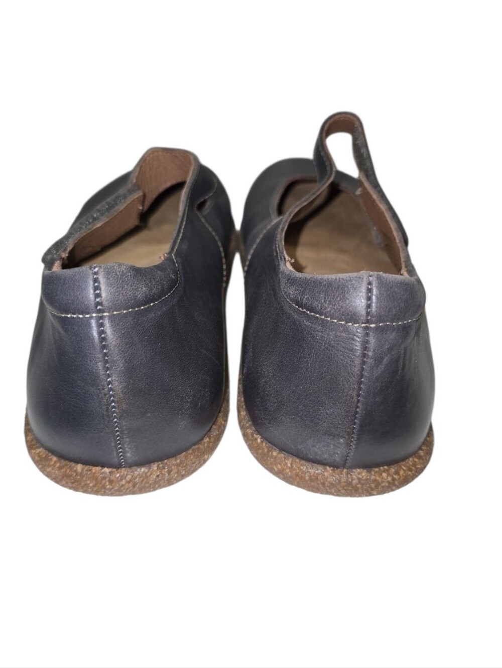 Taos Women's Ultimate Leather Mary Jane Shoes Grey 38 7-7.5 Orthotic LIKE NEW - Picture 5 of 8